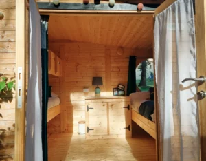 Intérieur chalet hobbit